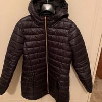 Piumino nero bambina