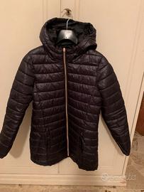 Piumino nero bambina