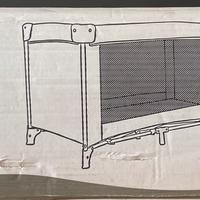 Letto o box da viaggio o vacanza