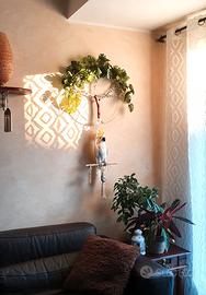 Decorazione handmade in Macramè - Pappagallo