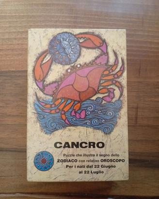 puzzle vintage zodiaco segno SCORPIONE MB anni 70