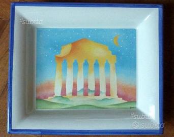 Vassoio ceramica Tempio Paestum