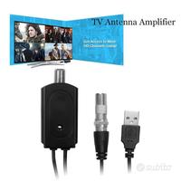 Amplificatore cavo antenna TV, 25 dB, NUOVO