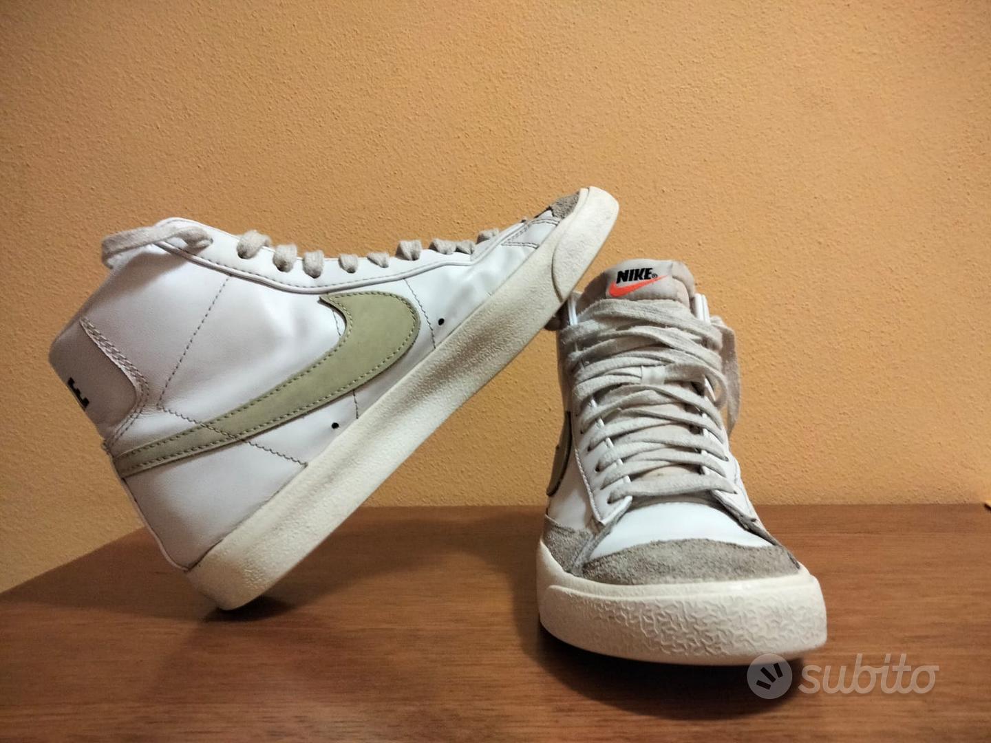 Nike blazer bianche outlet e verdi