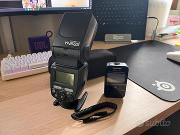 Yongnuo speedlite yn685 + Remote yn622c-tx Canon