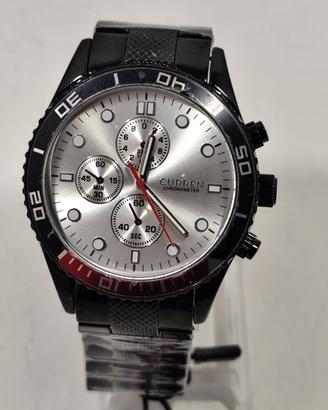 Orologio Curren Chronometer Style – Nero e Argento