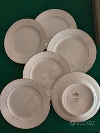 Set da 6 piatti per dessert vintage Pagnossin