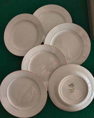 Set da 6 piatti per dessert vintage Pagnossin