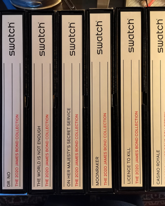 SWATCH - The 2020 James Bond Collection e Q