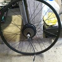 Motore mozzo posteriore e-bike con cerchio 26