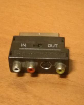 Adattatore SCART a SVHS + 3xRCA