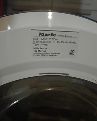 Lavatrice Miele WMG120 TDOS 