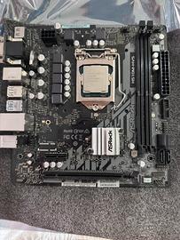 Scheda madre asus H510M HVS monta gia processore