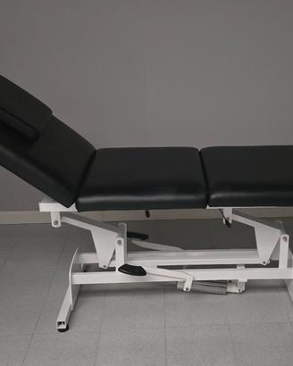 Lettino Professionale NERO a 3 Sezioni