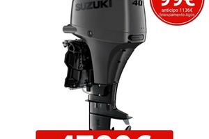 Promo motore fuoribordo Suzuki DF 40 cv EVO opaco