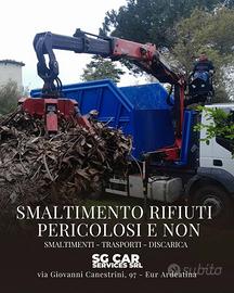 Smaltimento e trasporto rifiuti - Conto Terzi