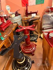 piedistalli restaurati per  affettatrice