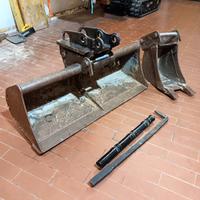 Benne e attacco rapido per miniescavatore 
