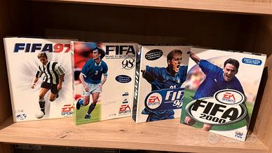 Fifa 97 98 99 2000 Big Box pc vintage video gioco