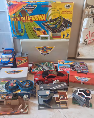 12 set micro machines gig galoob tanica pista
