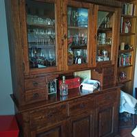 Credenza/ Vetrina da salotto cucina in legno