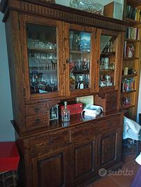 Credenza/ Vetrina da salotto cucina in legno