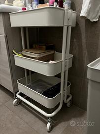 IKEA RÅSKOG Carrello NORRÅVA-Bianco