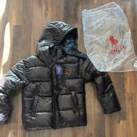 giubotto ralph lauren nero con capuccio