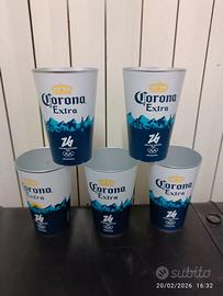 Set 5 bicchieri Corona  Milano Cortina 2026