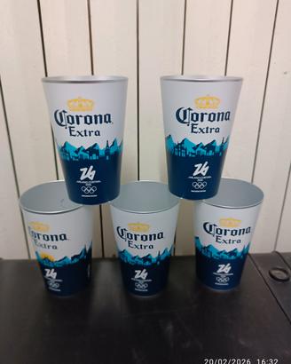 Set 5 bicchieri Corona  Milano Cortina 2026