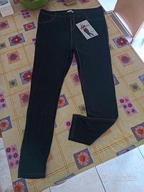 Leggings Gladys Conformato Taglia XXL nero donna