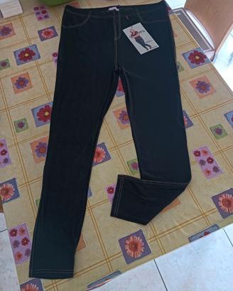 Leggings Gladys Conformato Taglia XXL nero donna