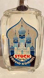 Bottiglia vintage stock doppio kummel con sigillo