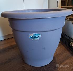 vaso grande plastica