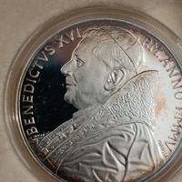 Moneta Argento Papa Benedetto XVI