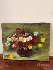 Dipinti floreali su tela vari