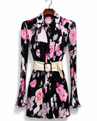 Blusa Armani Collezioni 100% Seta Floreale