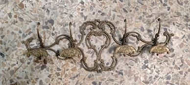 Attaccapanni in ottone 