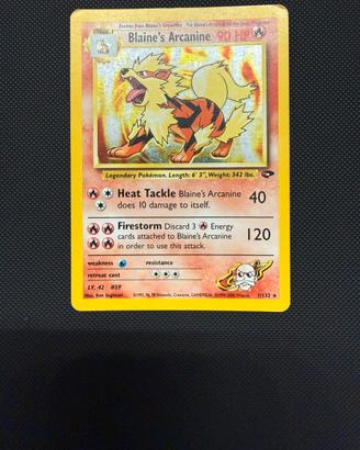 Blaine's Arcanine 1/132 Holo - Pokemon - ENG