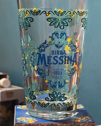 Bicchiere birra Messina