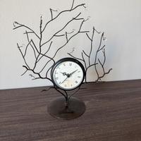 Orologio da tavolo metallo vintage non funzionante