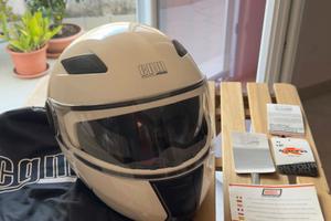 Casco Moto Modulare CGM 505 New Singapore Bianco