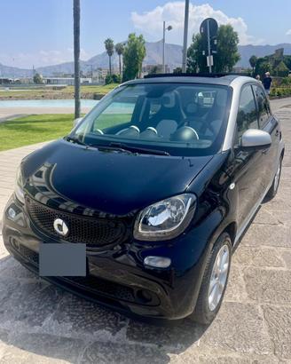 Smart forfour tettuccio apribile nero/argento