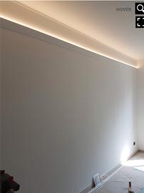 Cornice Pitturabile per striscia led 