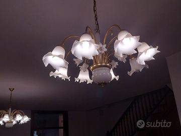 Tris di lampadari Fabbian