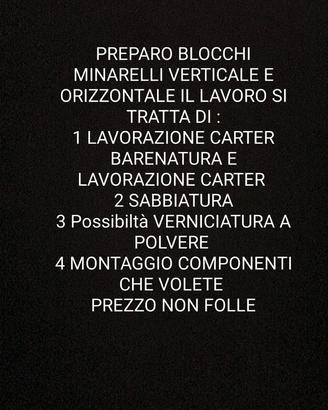 preparazione blocchi 