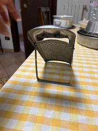 Grattugia Vintage in Acciaio Inox con Cavalletto