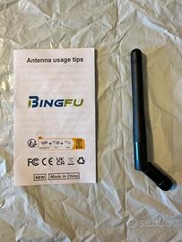 Bingfu WLAN antenna dual band 2,4ghz, 5ghz 5,8ghz