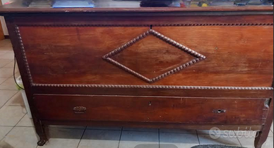 RARISSIMA CASSAPANCA/MADIA D'EPOCA |META '800|NOCE