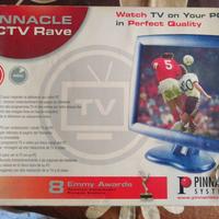 Pinnacle pc tv rave scheda tv per pc
